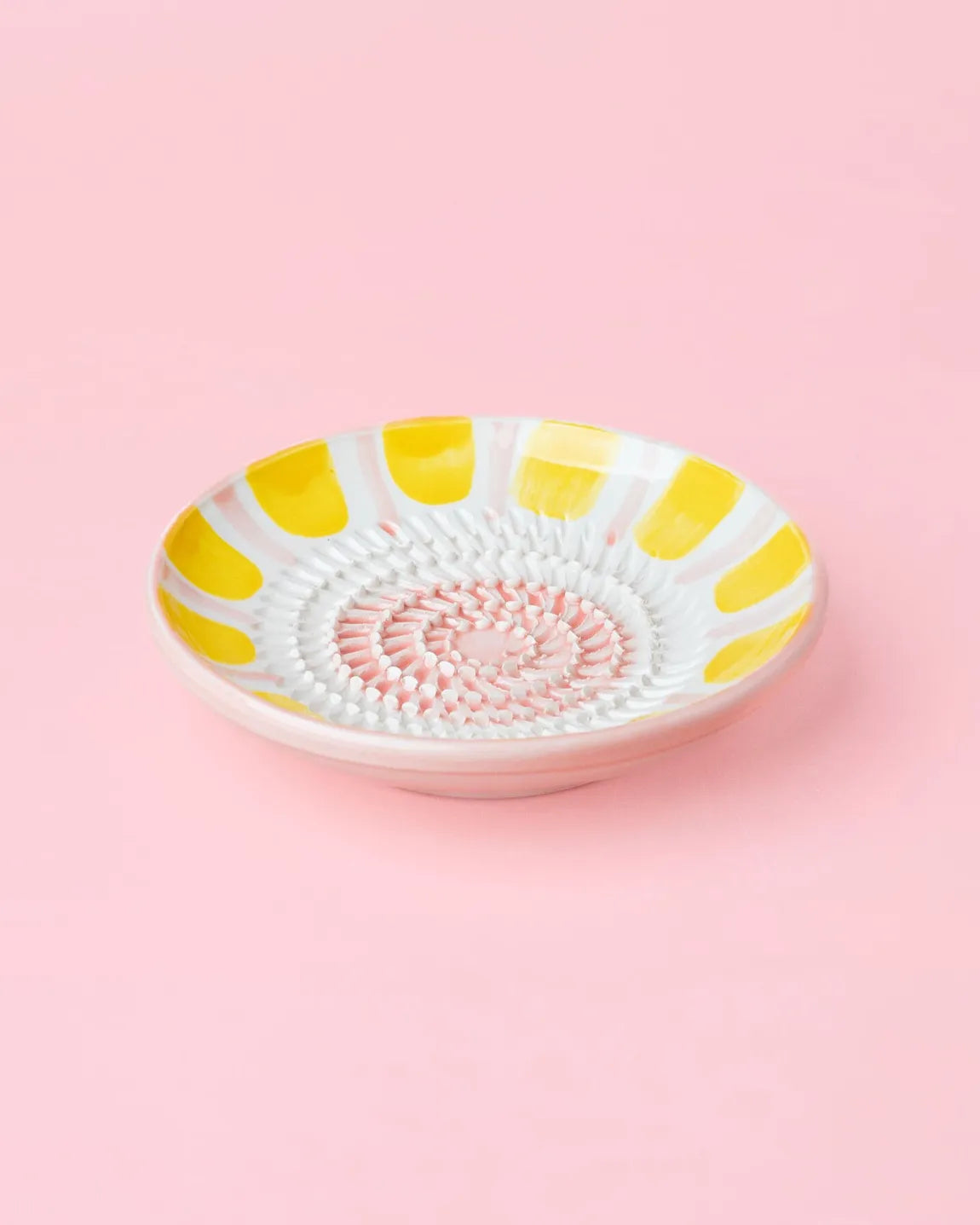 Raspbordje | Pastel roze en geel
