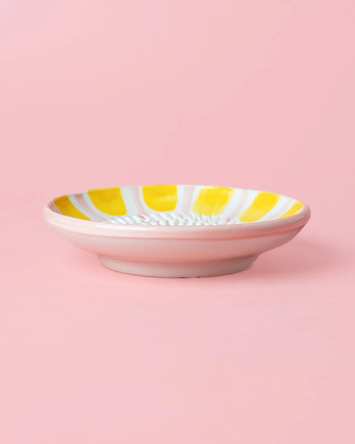 Raspbordje | Pastel roze en geel